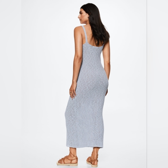 MANGO Ribbed knit dress - Picture 5 of 5